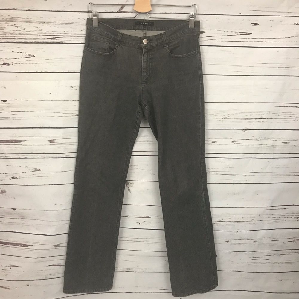 Theory Gray Boot Cut Jeans Size 8